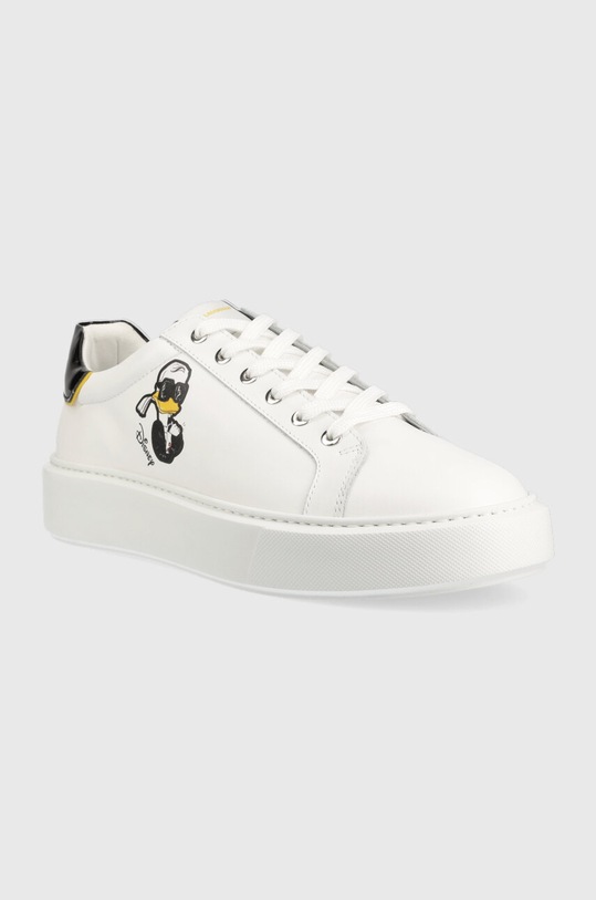 Karl Lagerfeld sneakersy skórzane MAXI KUP X Disney KL95223D.011 biały SS23