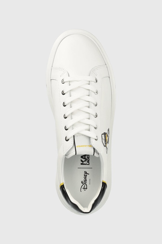 Karl Lagerfeld sneakersy skórzane MAXI KUP X Disney biały KL95223D.011