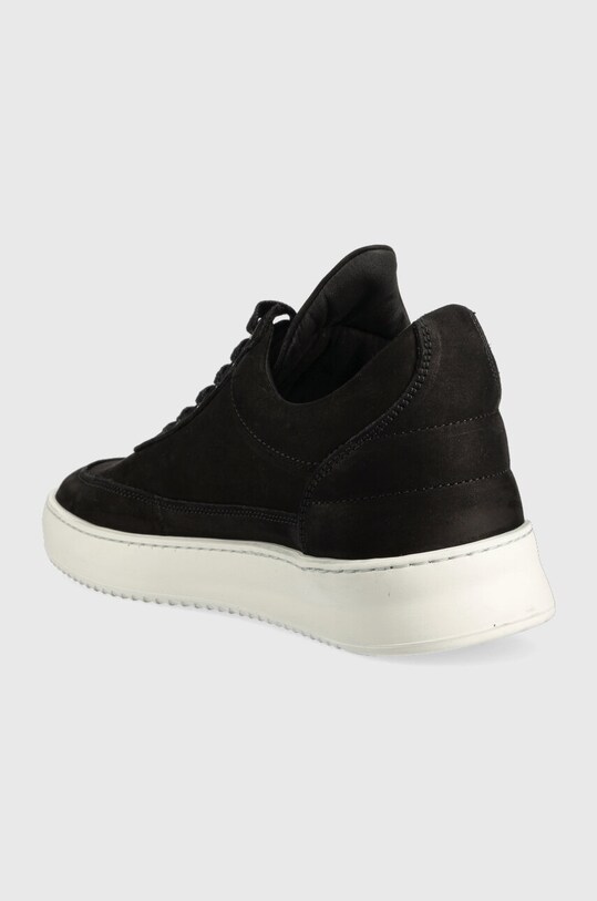 Încălțăminte Filling Pieces sneakers din piele întoarsă Low top Ripple 25121721863 negru
