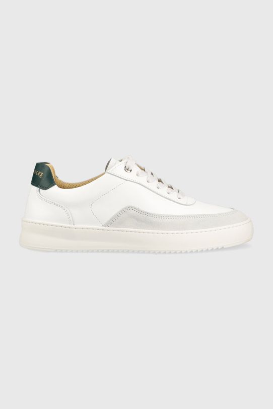 Filling Pieces sneakers din piele Mondo Squash piele întoarsă alb 46733331901