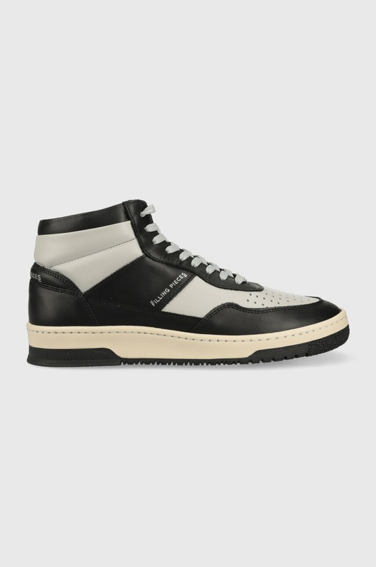 Filling Pieces sneakersy skórzane Mid Ace Skyline Planet friendly szary 55333591861