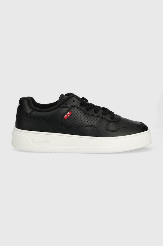 Δερμάτινα αθλητικά παπούτσια Levi's Glide Planet friendly μαύρο D7521.0002