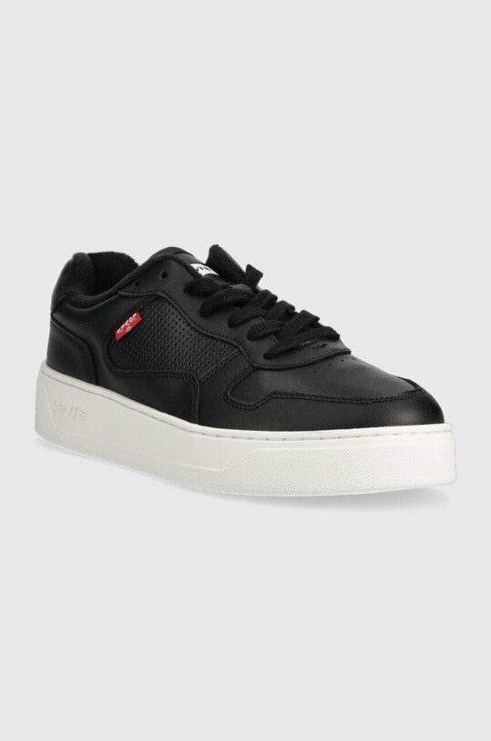 Кожаные кроссовки Levi's Glide D7521.0002 чёрный SS23