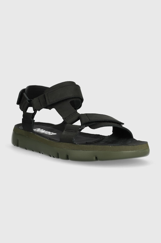 Kožne sandale Camper Oruga Sandal K100416.020 crna SS25
