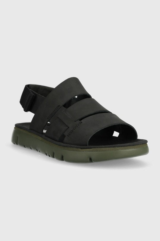 Camper sandały skórzane Oruga Sandal K100470.013 czarny SS26