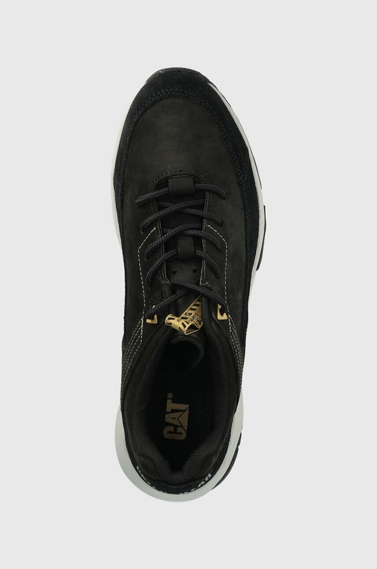 Semišové sneakers boty CAT Footwear Transmit černá P725189