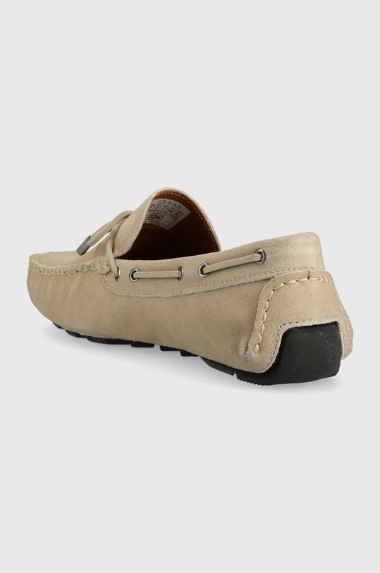 Încălțăminte Guess mocasini din piele intoarsa GALLARATE II FM6GAL.SUE14.SAND bej