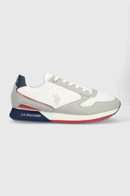 U.S. Polo Assn. sneakers NOBIL finto camoscio bianco NOBIL003M.3HY4