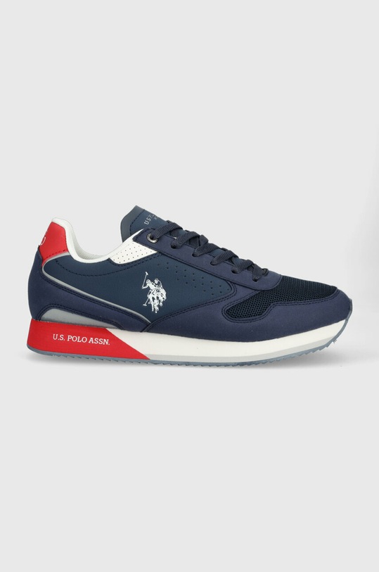 U.S. Polo Assn. sneakersy NOBIL imitacja skóry licowej granatowy NOBIL003M.3HY4