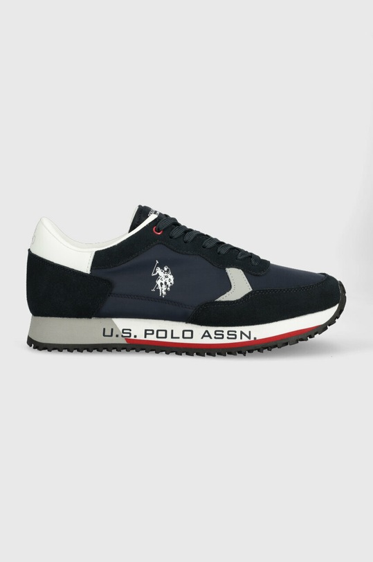 Кросівки U.S. Polo Assn. CLEEF лицьова шкіра темно-синій CLEEF001M.3NS2