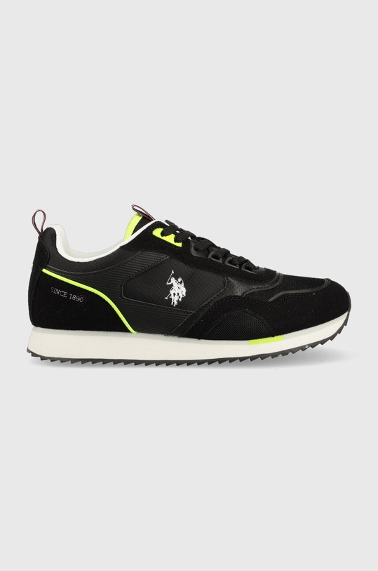 U.S. Polo Assn. sneakersy ETHAN imitacja skóry licowej czarny ETHAN001M.3TH1