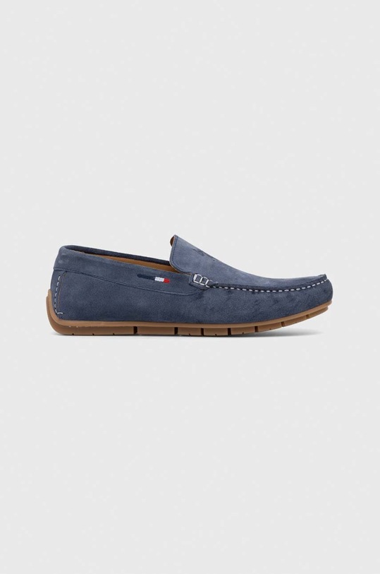 Semišové mokasíny U.S. Polo Assn. RIVER casual námořnická modř RIVER002M.3S1