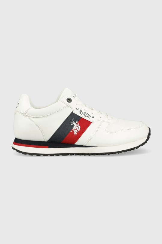 Tenisky U.S. Polo Assn. XIRIO imitácia kože biela XIRIO003M.3YM2