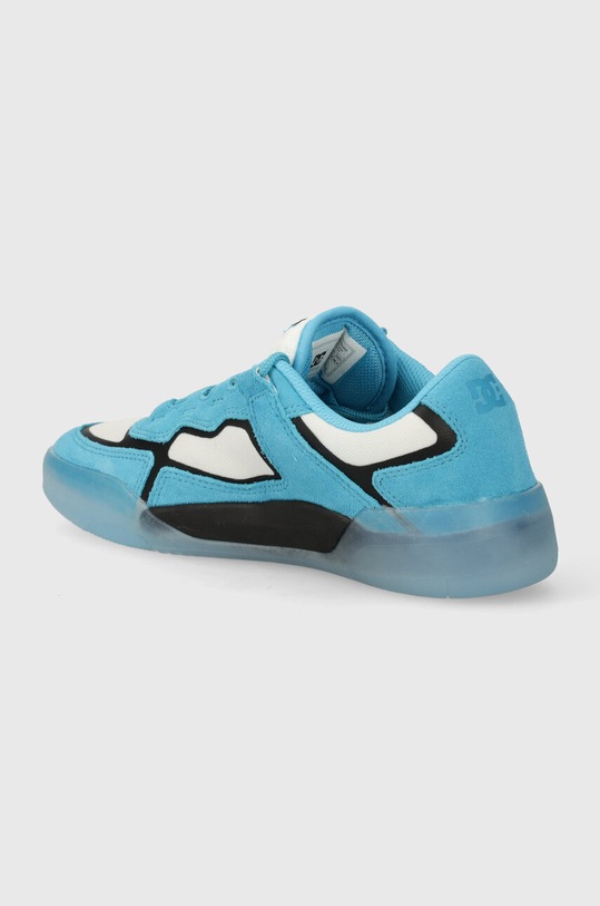 Obuwie DC sneakersy skórzane Metric ADYS100742 niebieski
