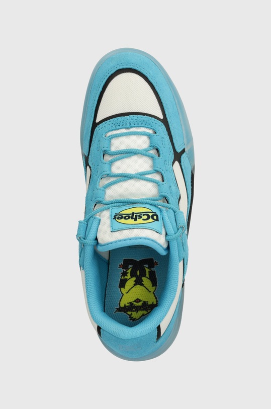 DC sneakersy skórzane Metric niebieski ADYS100742