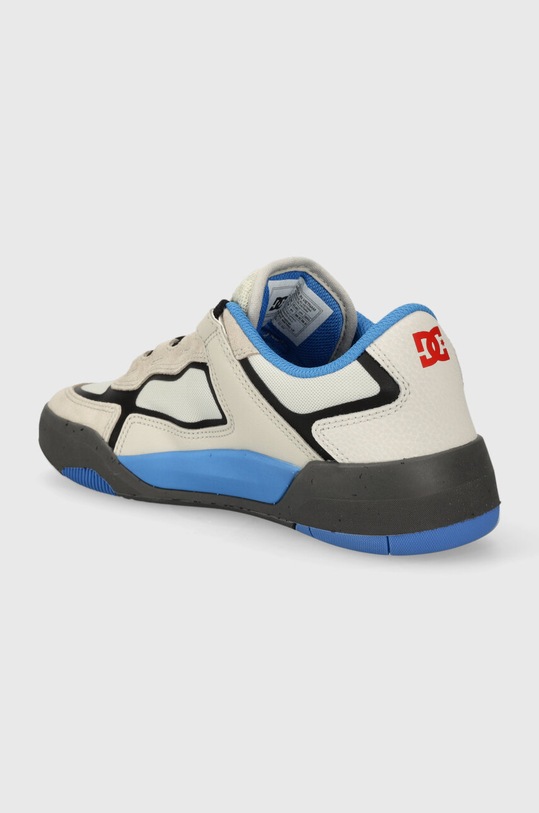 Obuwie DC sneakersy skórzane Metric ADYS100742 szary