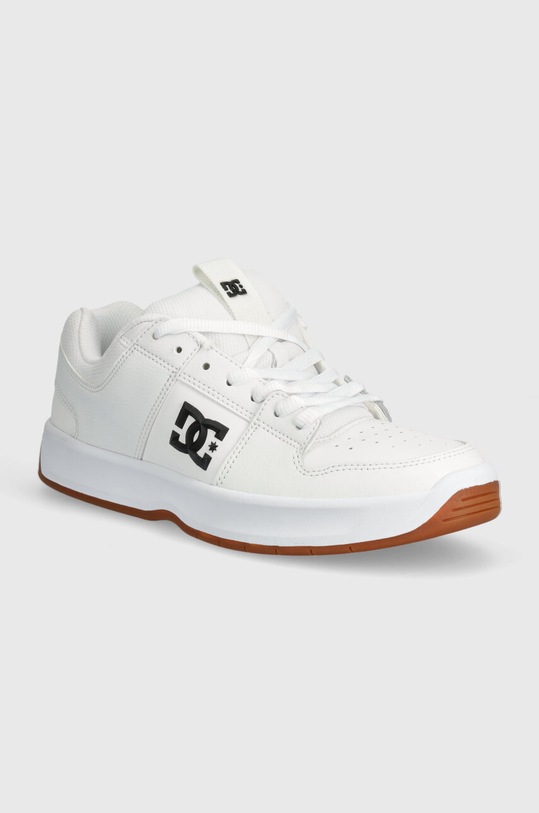 DC sneakersy Lynx skóra zamszowa biały ADYS100615