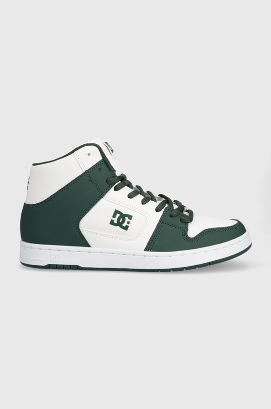Sneakers boty DC Manteca semišová kůže zelená ADYS100743