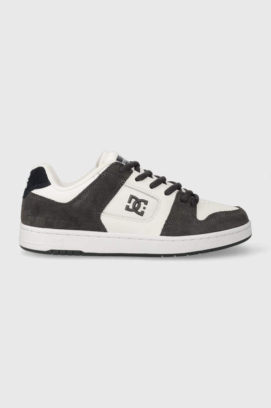 DC sneakersy Manteca imitacja skóry licowej szary ADYS100766