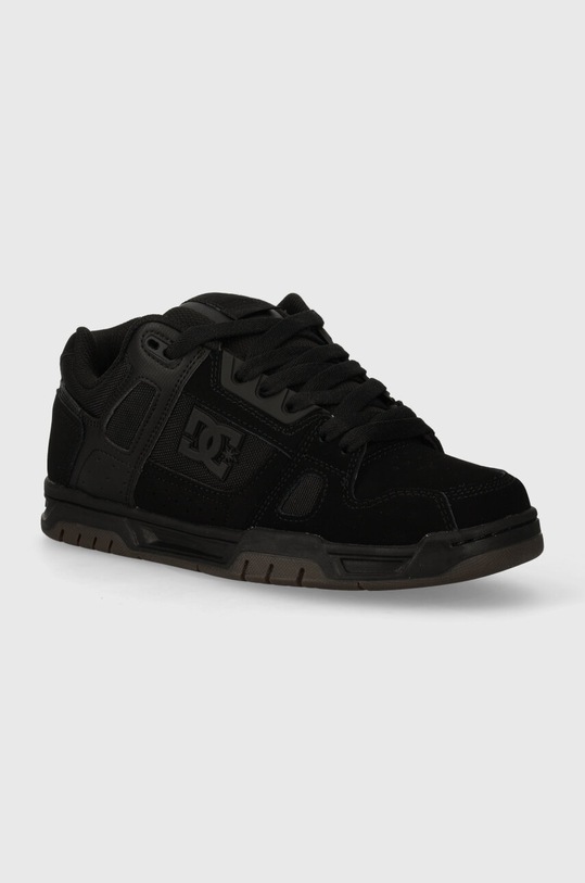 DC sneakersy Stag imitacja skóry licowej czarny 320188