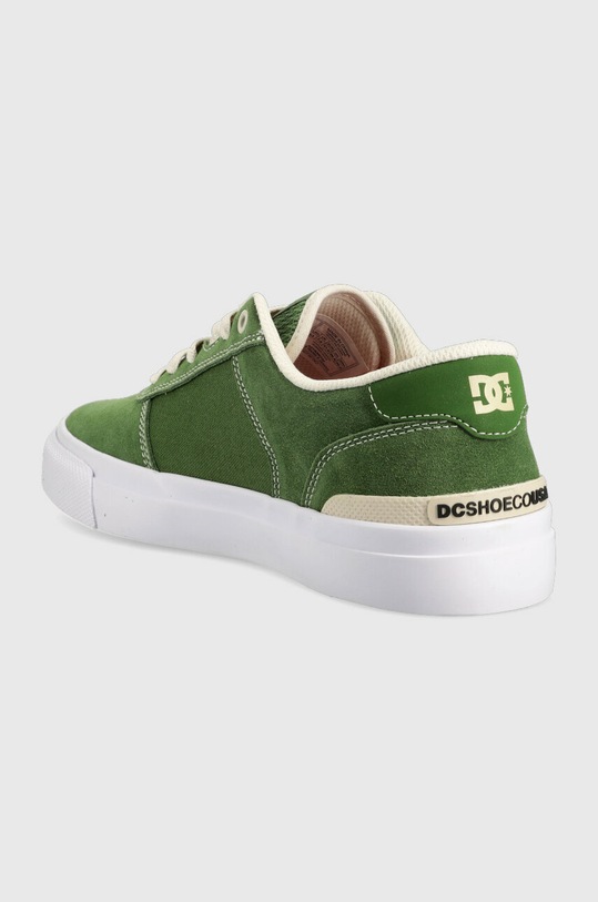 Obuwie DC tenisówki zamszowe ADYS300752 zielony