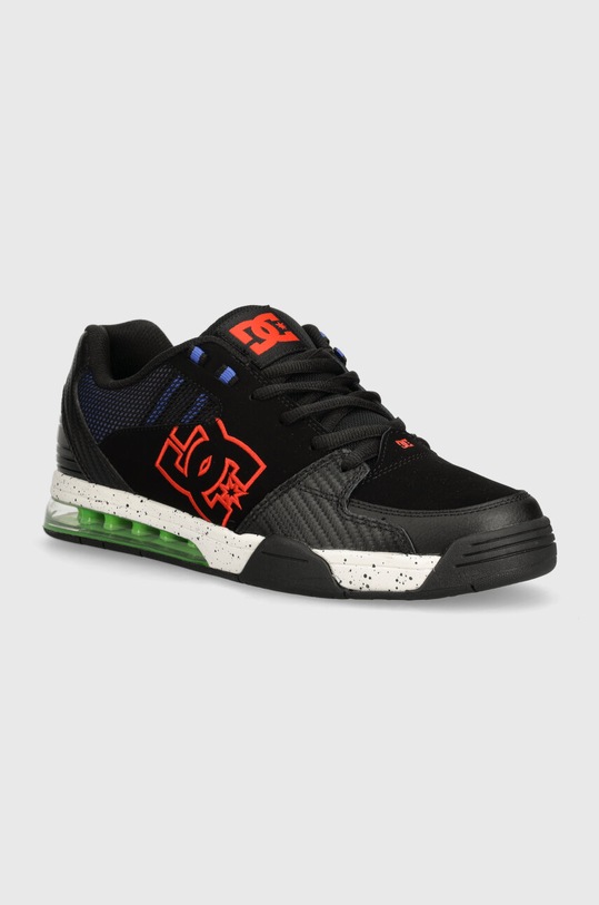 DC sneakersy tekstylny czarny ADYS200076