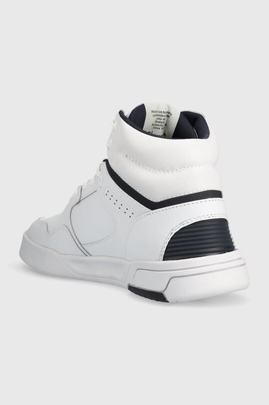 Încălțăminte Champion sneakers din piele Mid Cut Shoe Z80 S22095 alb