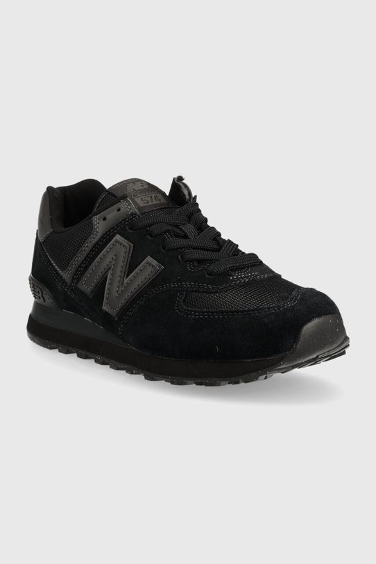 New Balance 574 Triple Black ML574EVE μαύρο SS23