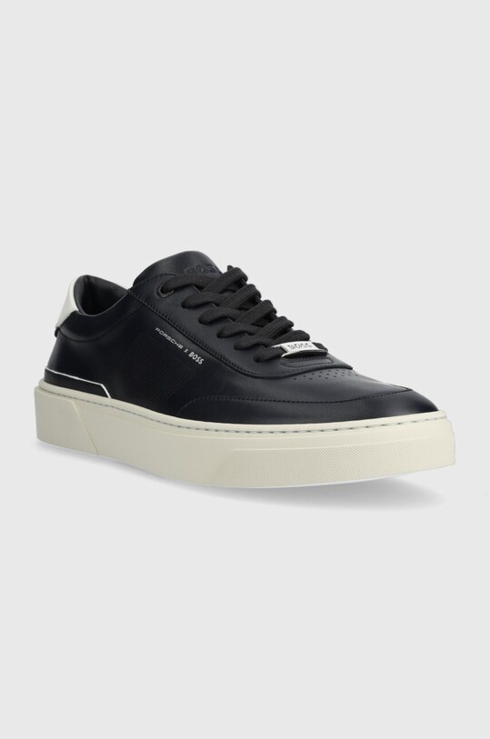 BOSS sneakersy skórzane Gary x Porsche 50492628.401 granatowy SS23
