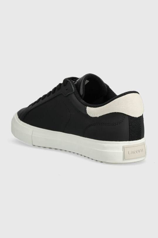 Obuwie Lacoste sneakersy skórzane POWERCOURT WNTR 44SMA0027 czarny