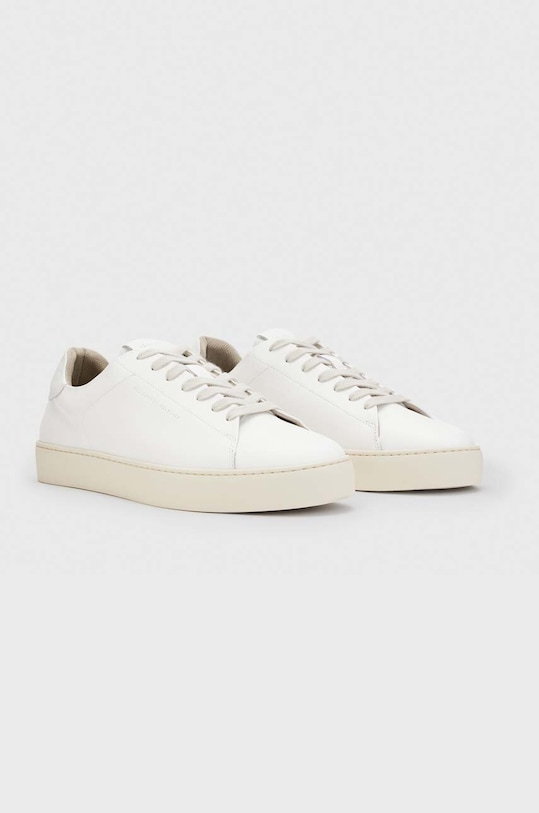 AllSaints sneakersy skórzane Klip MZ0039A biały SS23