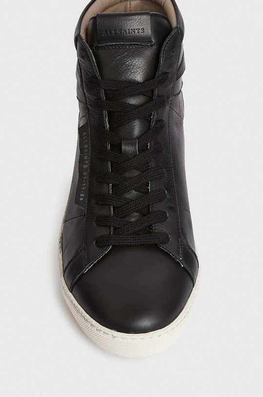 Obuwie AllSaints trampki skórzane MILES MZ087V czarny