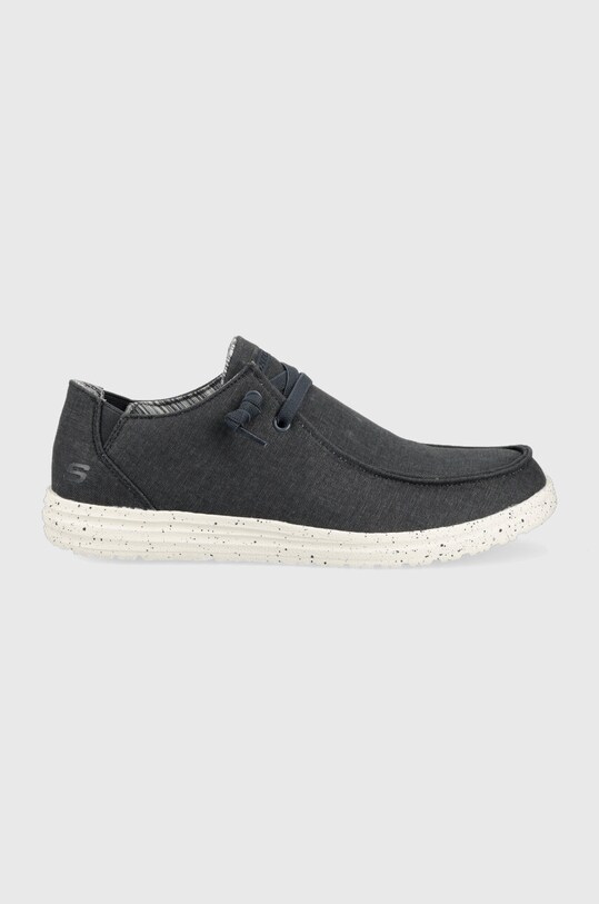 Skechers mocasini Melson Chad textil bleumarin 210101