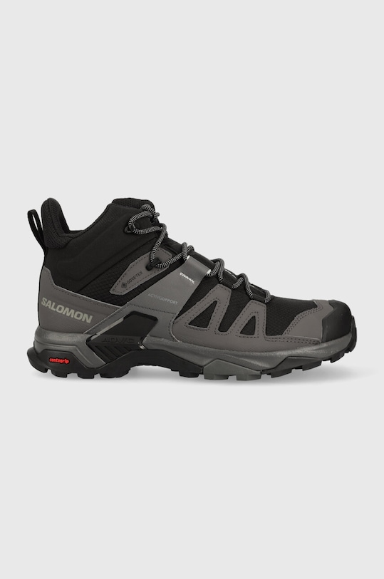 Обувки Salomon X Ultra 4 Mid GTX изкуствен черен L41383400