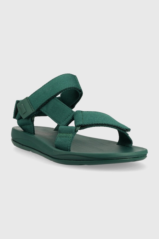 Camper sandały Webbing K100539.022 zielony SS23