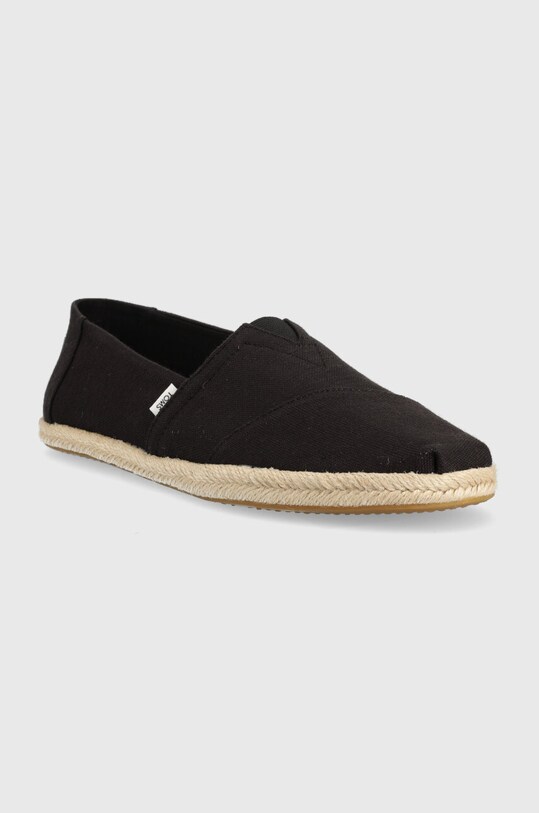 Toms espadrile Alpargata Rope 10019894 negru SS23
