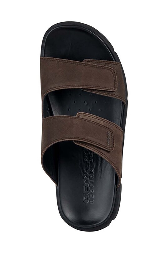 Geox papuci din piele U XAND 2S B U35BGB.00032.C6009 maro