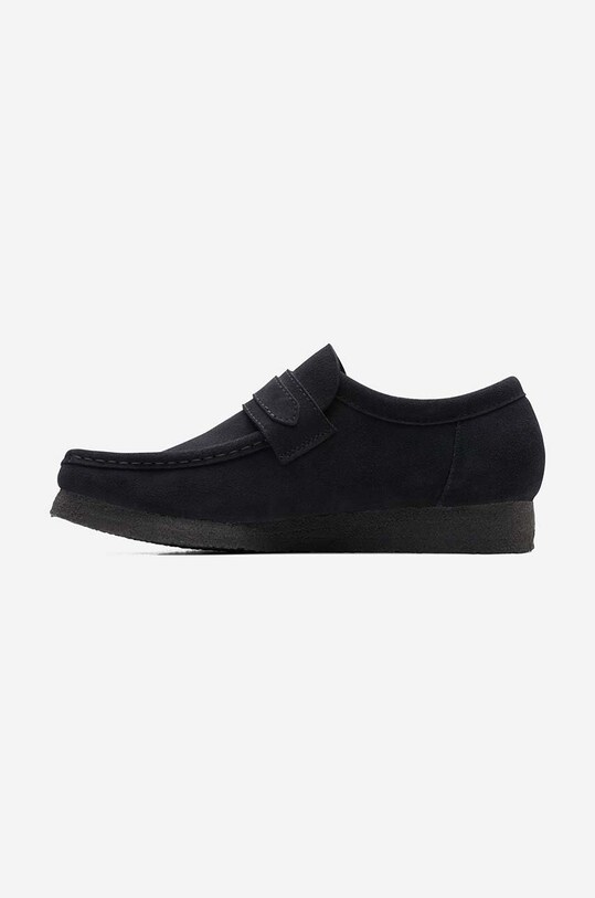 Παπούτσια Μοκασίνια σουέτ Clarks Clarks Originals Wallabee Loafer 26172503 26172503 μαύρο