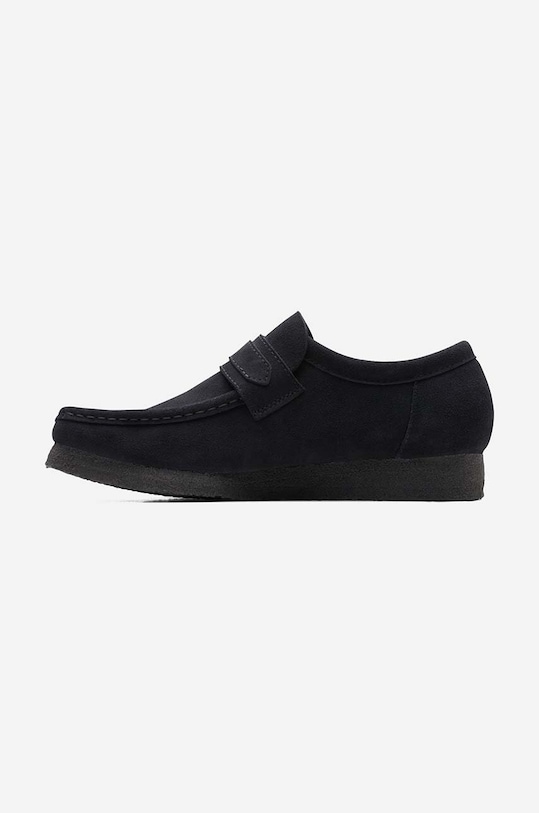 Obuv Semišové mokasíny Clarks Originals Wallabee Loafer 26172503 čierna