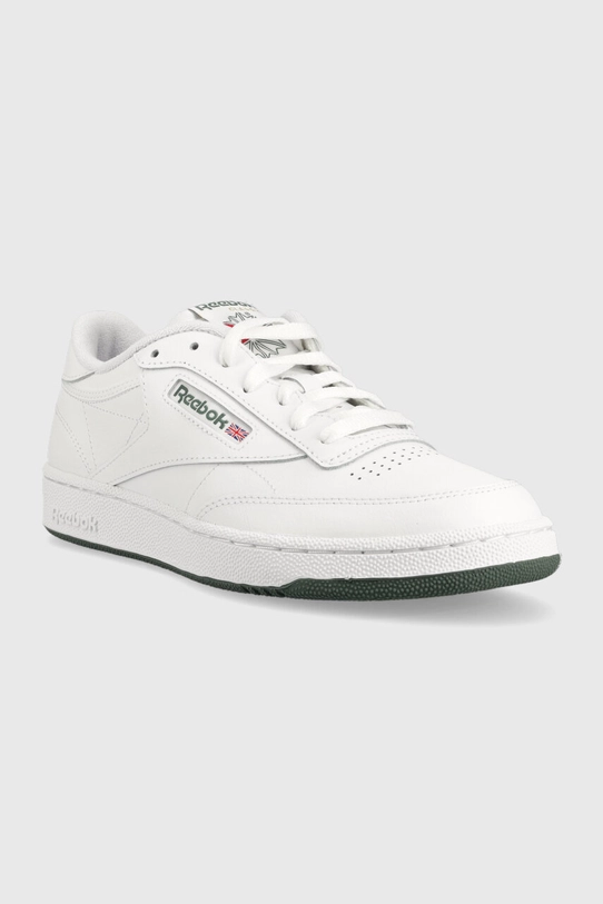 Кожаные кроссовки Reebok Classic CLUB C 85 FZ6014 белый SS23