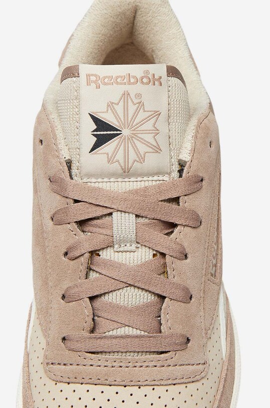 Semišové tenisky Reebok Classic C 85 Vintage GV7046 béžová