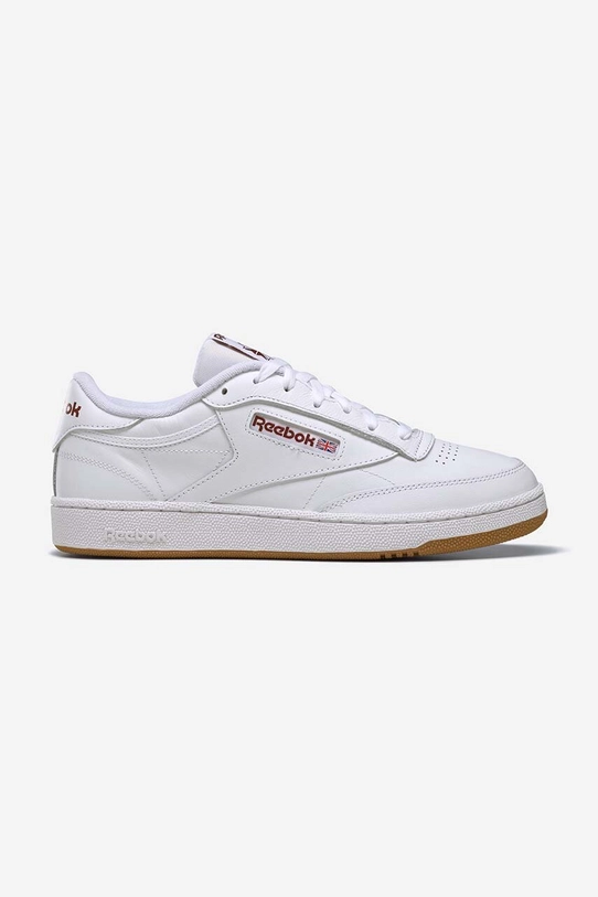 Kožené tenisky Reebok Classic Reebok Club C 85 nízky biela IE1873