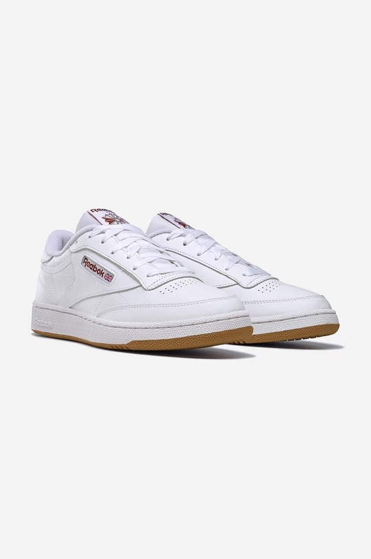 Кожени маратонки Reebok Classic Reebok Club C 85 IE1873 бял IE1873