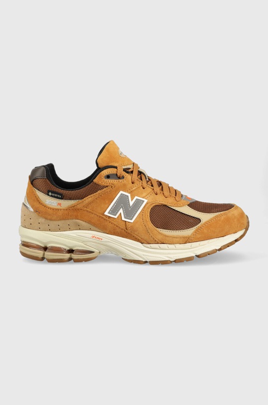 Tenisky New Balance semišová kůže hnědá M2002RXG