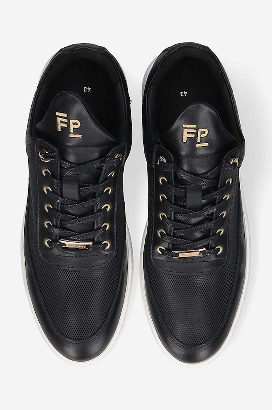 Kožené tenisky Filling Pieces Low Top Aten čierna 10126591861