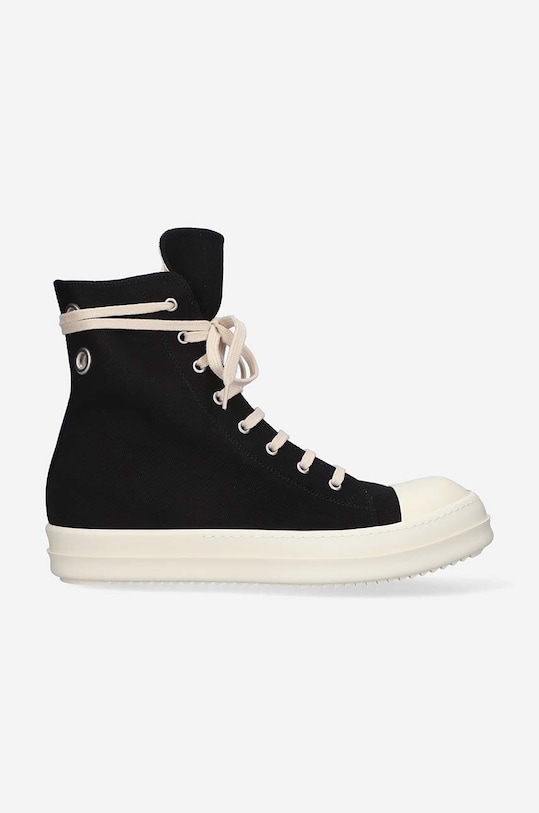 Rick Owens trampki czarny DU01C6800.DQES1.BLACK