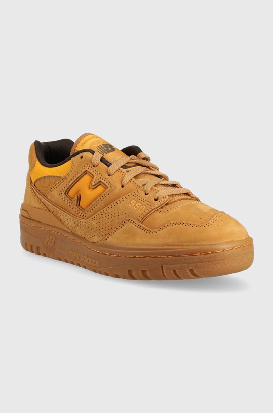 Semišové tenisky New Balance BB550WEA BB550WEA hnědá SS23