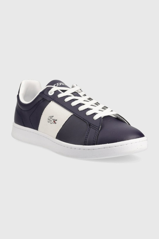 Lacoste sneakersy Carnaby Pro Leather Colour Contrast 45SMA0060 granatowy SS23