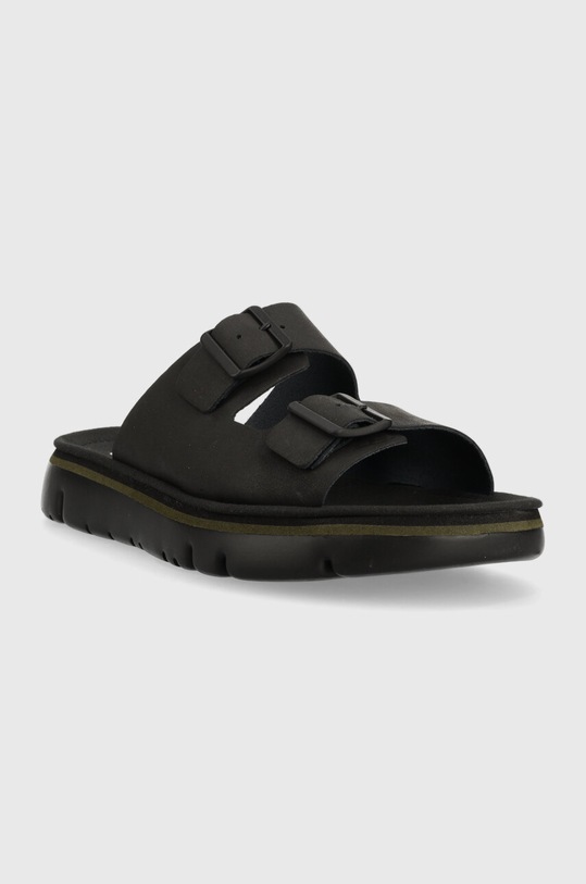 Camper klapki skórzane Oruga K100286.005 czarny SS23