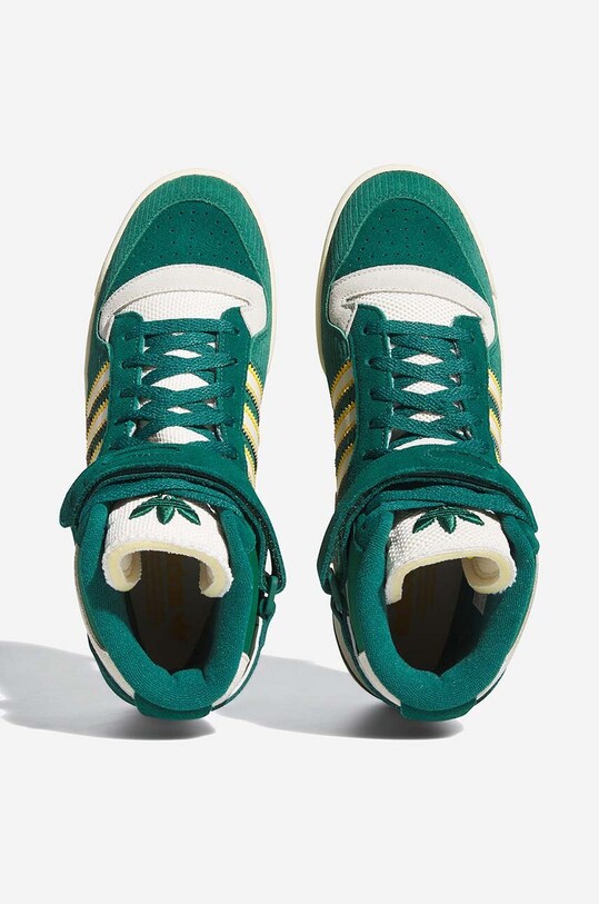 adidas Originals leather sneakers Forum 84 Hi green FZ6301